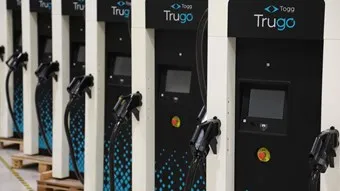 Vestel'in TOGG için ürettiği 180 kW'lık şarj cihazları kuruluma hazır