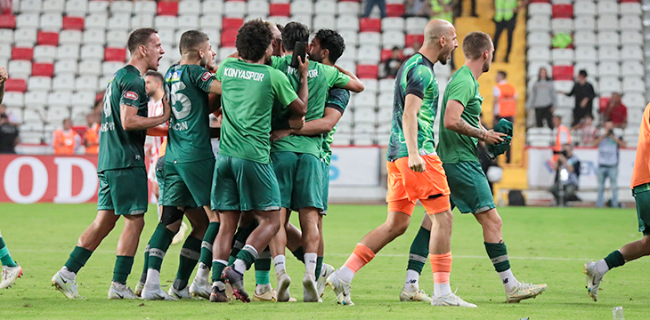 Konyaspor zirve yarışını sürdürüyor