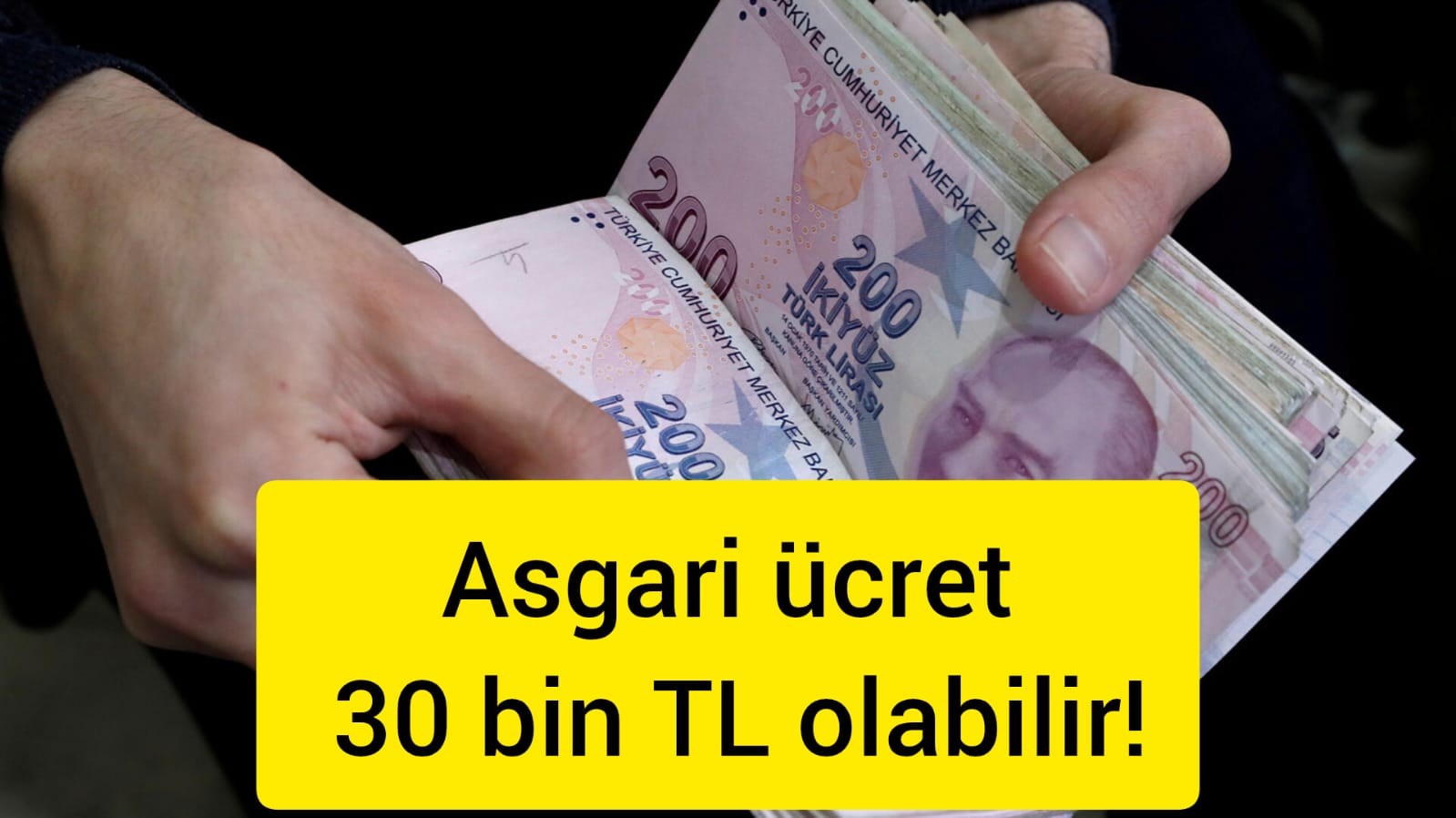 Her şey düşünüldü! Asgari ücret 30 bin TL olabilir!
