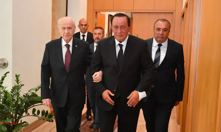 Devlet Bahçeli, Alaattin Çakıcı'yı makamında ağırladı