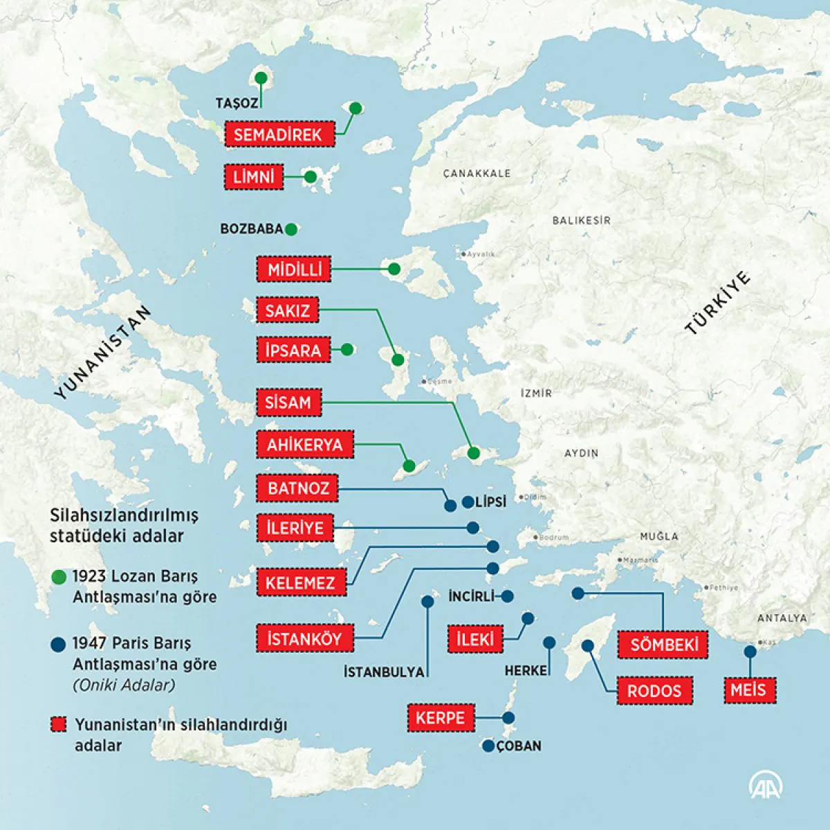 Ege sorunu: Türkiye ve Yunanistan hangi konularda anlaşamıyor?