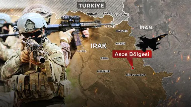 Irak’ın kuzeyine hava harekatı: 140 kilometre derine inildi