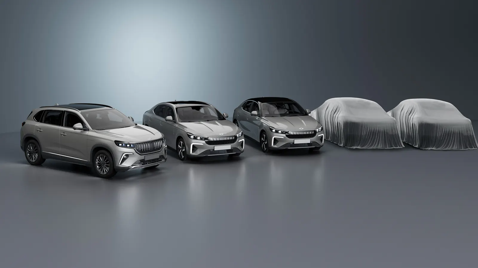 İŞTE TOGG'UN YENİ MODEL ARAÇLARI C-Sedan ve C-X Coupe modelleri