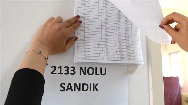 Seçmen kütüklerinin seçmen listelerine dönüşüm süreci