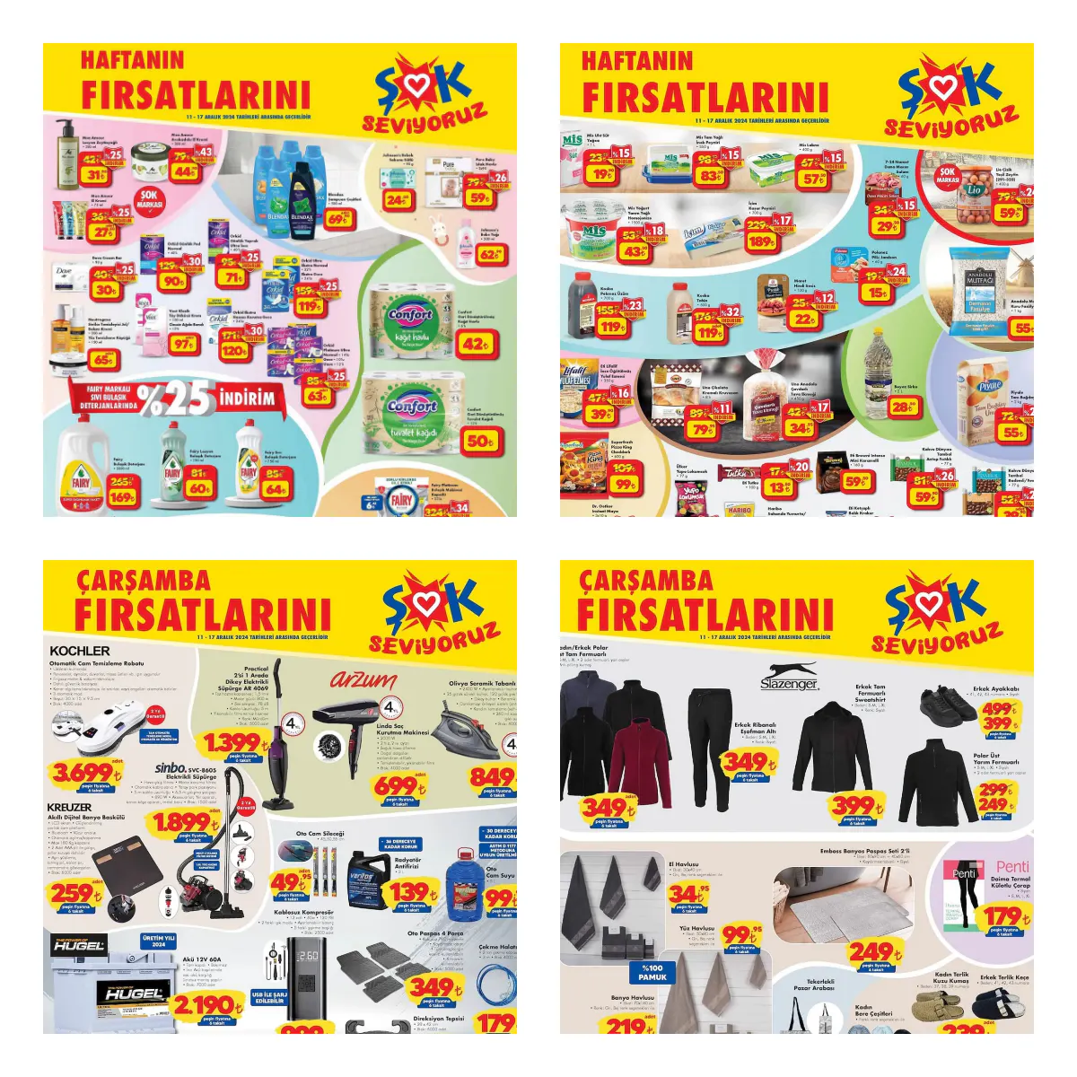 ŞOK Zincir Marketlerinin Dev İndirimi Başladı! 11-18 Aralık Tarihlerinde Geçerli Olacak İndirimde Neler Var?