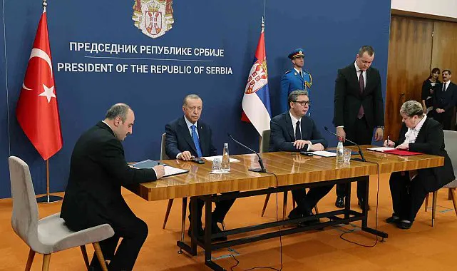 Türkiye ve Sırbistan arasında 7 anlaşma