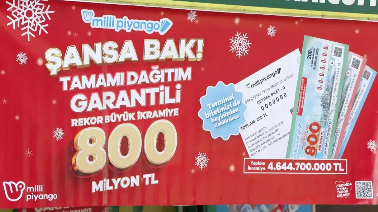 Milli Piyango Yılbaşı Büyük İkramiye Ne Kadar?
Milli Piyango Yılbaşı Biletleri Ne Kadar 2025?
Milli Piyango Yılbaşı Çekiliş Sonuçları Nereden Öğrenilecek?