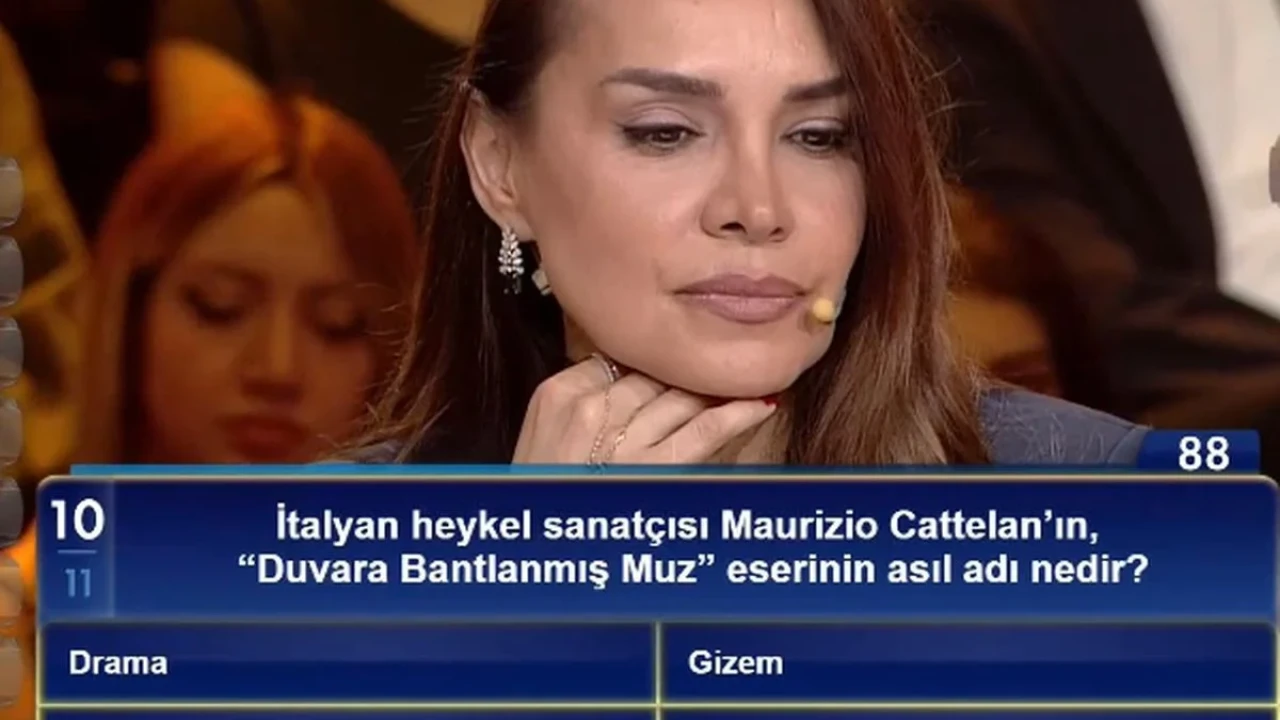 İtalyan Heykel Sanatçısı Maurizio Cattelan'ın, "Duvara Bantlanmış Muz” Eserinin Asıl Adı Nedir? , Drama, Gizem, Fantastik, Komedi