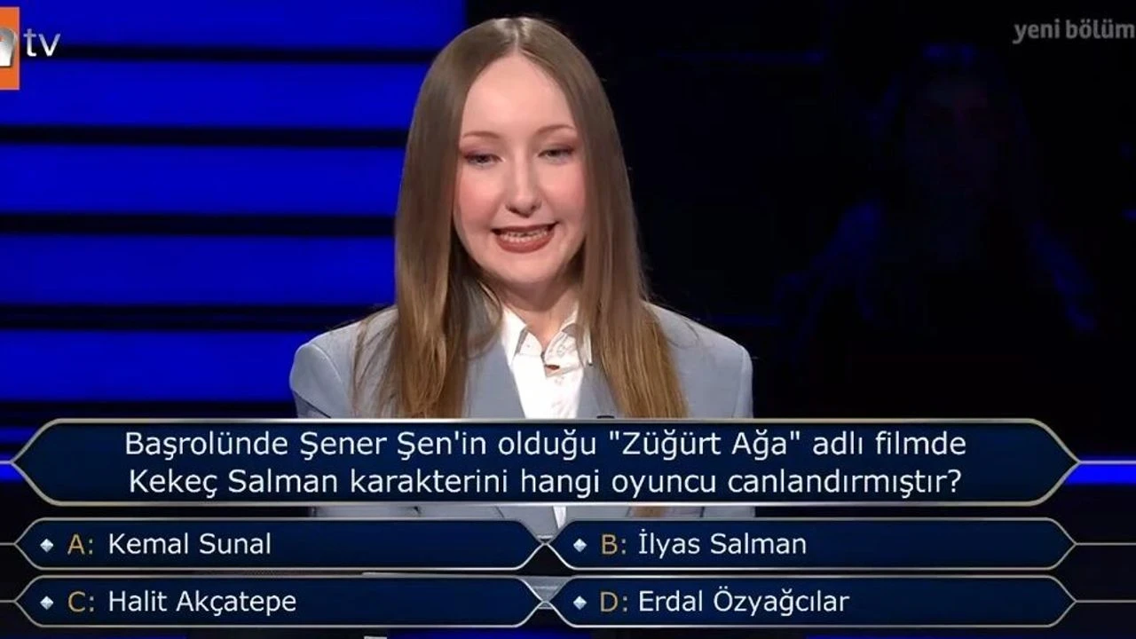 Başrolünde Şener Şen'in Olduğu "Züğürt Ağa" Adlı Filmde Kekeç Salman Karakterini Hangi Oyuncu Canlandırmıştır? Kemal Sunal, İlyas Salman, Halit Akçatepe, Erdal Özyağcılar