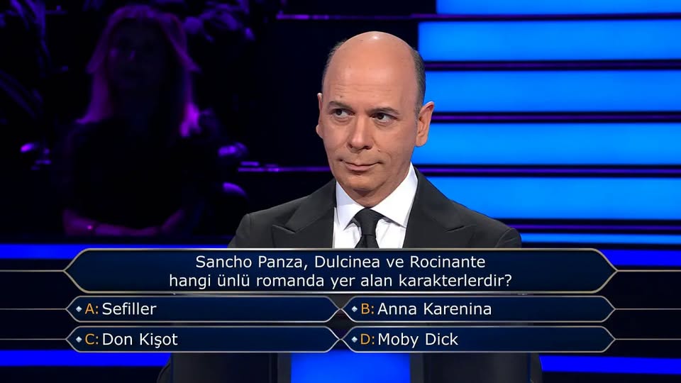 Sancho Panza, Dulcinea ve Rocinante hangi ünlü romanda yer alan karakterlerdir?
