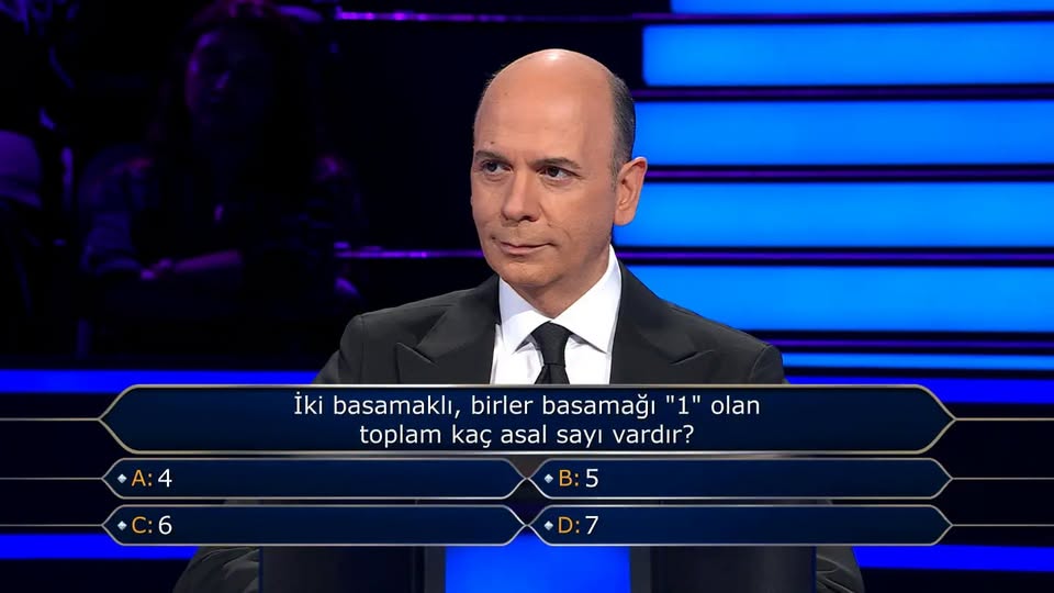 İki basamaklı, birler basamağı "1" olan toplam kaç asal sayı vardır?